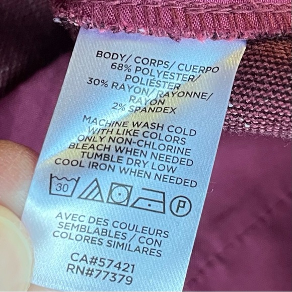 Ann Taylor Women's Burgundy Red Skinny Ankle Dress Pants - Sz 2 - EUC - Stretch - Picture 5 of 9